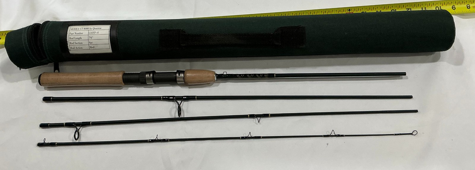 Sierra GT8000 by Quarrow GS/FP-4 med 7’6″ Fishing rod Graphite