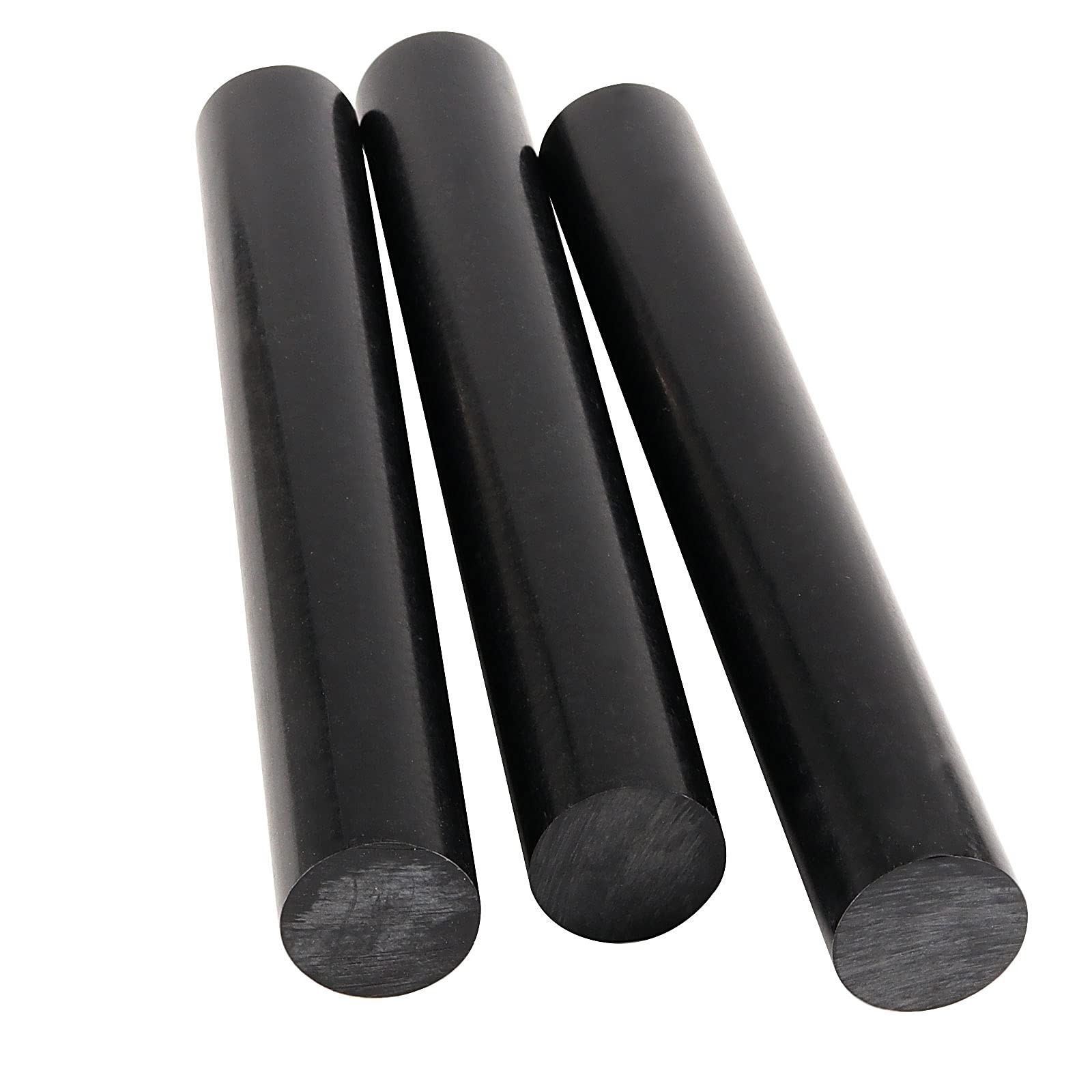 Acetal Copolymer Round Rods 3 Pack 1.57×12 Inch Plastic Non Marring Fixture
