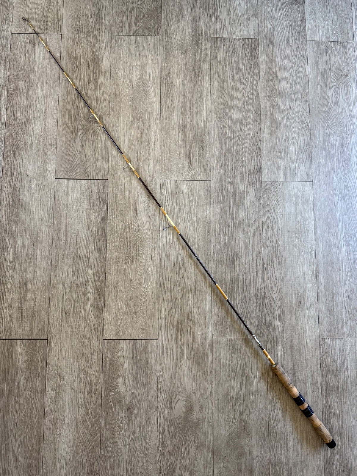Vtg SABRE model #112 FISHING ROD Nypoxy 5 ft pole 2-6 lb. line freshwater beauty