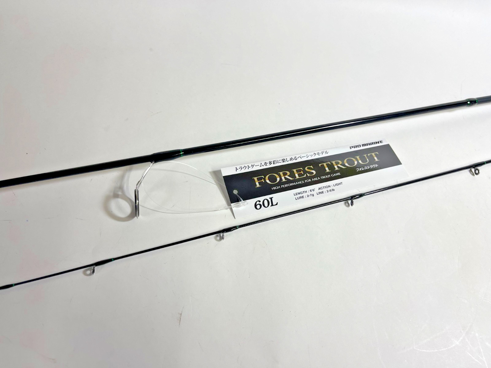 ** PRO MARINE FORES TROUT Area trout game Spinning Rod variations from Japan