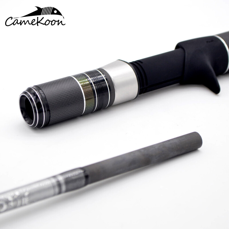 CAMEKOON 2 Pieces Jigging Fishing Rod Fuji Guides and Seat Casting Spinning Rod