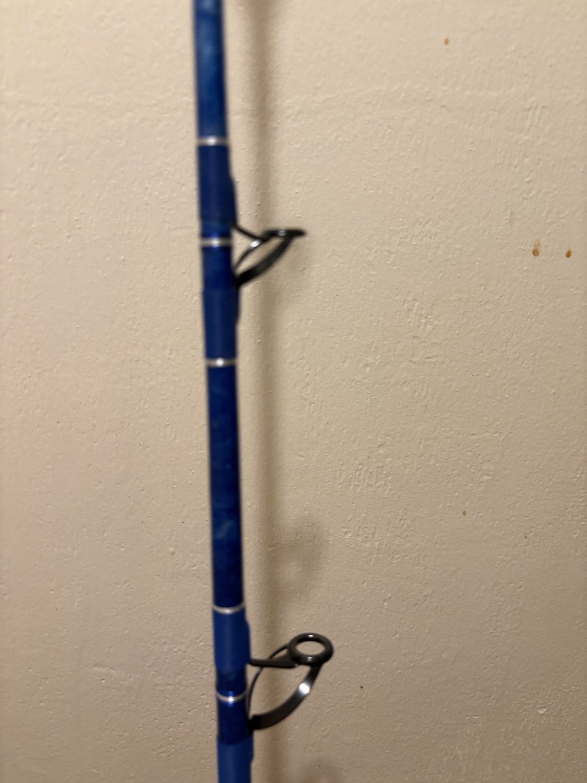CUSTOM SHARK ROD 8’5″ SEABLUE PEARL MARBLE AFTCO STUART 80-130 LB NEW