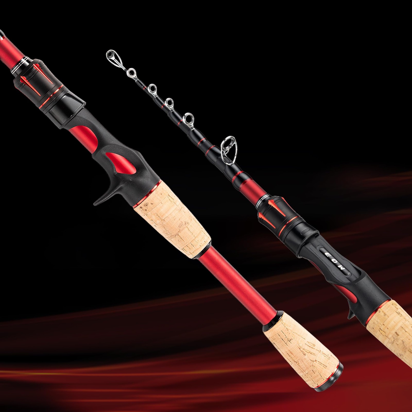 EOW XPEDITE LITE Portable Telescopic Fishing Rod & Combo Spinning Casting