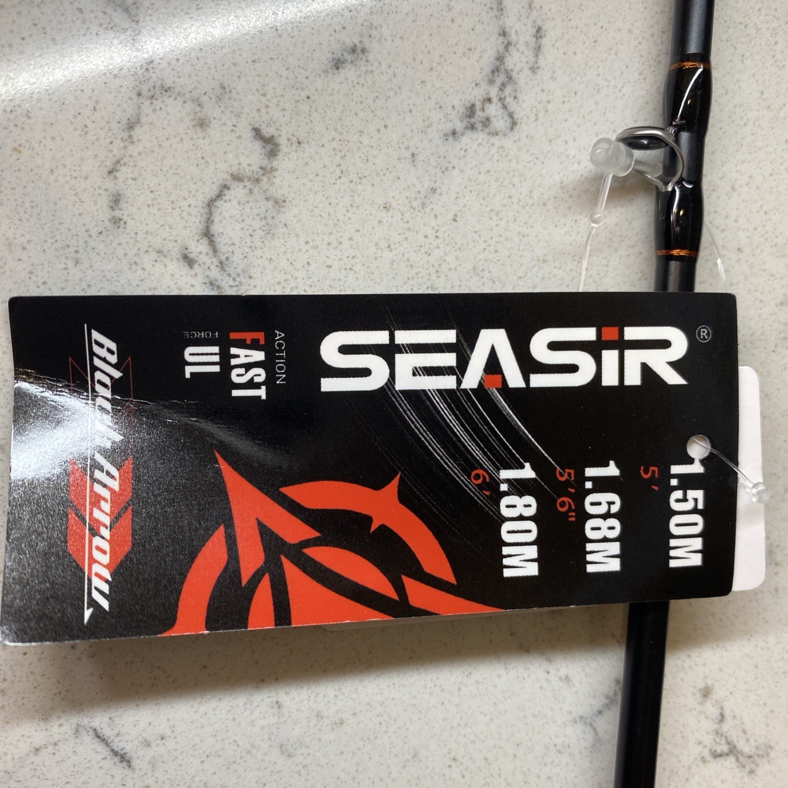 Seasir Stream High Carbon Rod Fishing Rod NWT. blackarrow