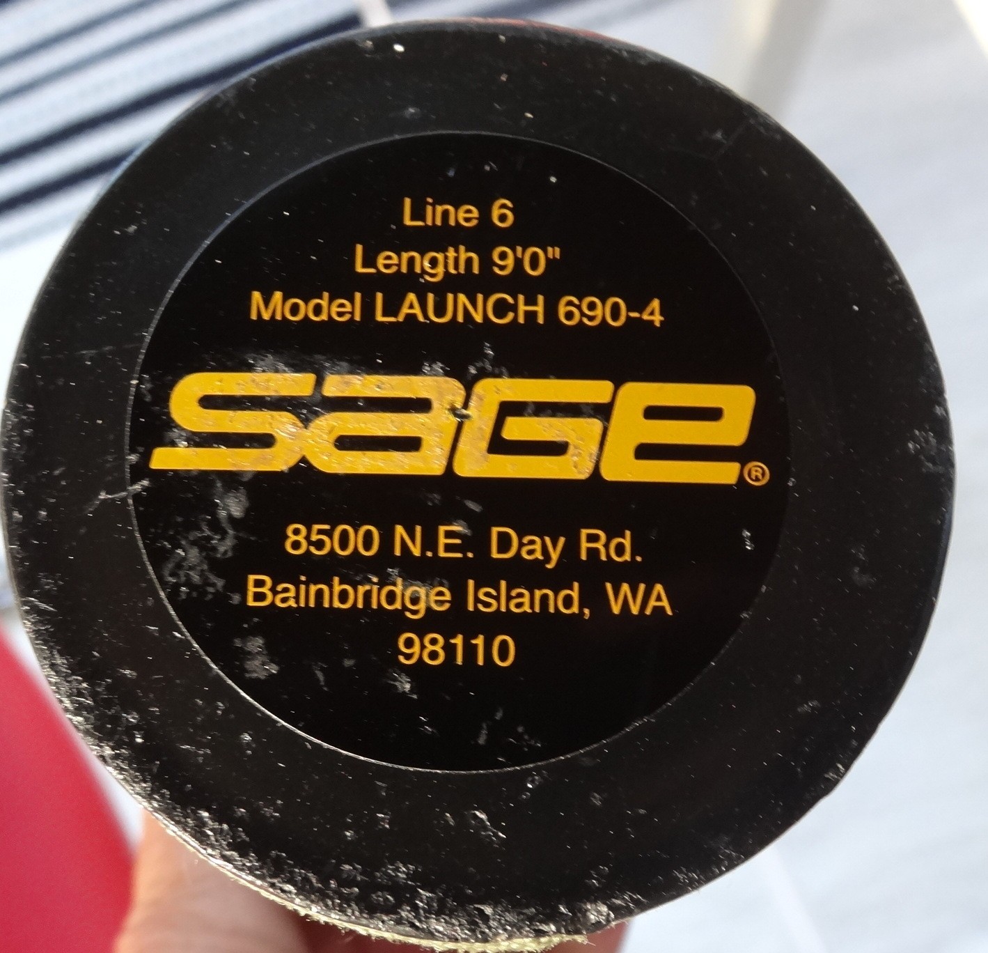 Sage Launch 690-4 # 6 Line, 3 9/16 oz Fly Fishing Rod/ w/case 4 piece New