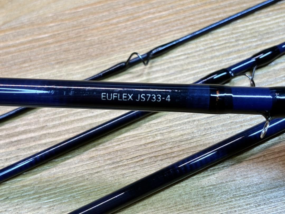 TIEMCO J-Stream JS733-4 Fly Rod 7’3″ #3 4pc w/ Rod Case Japan