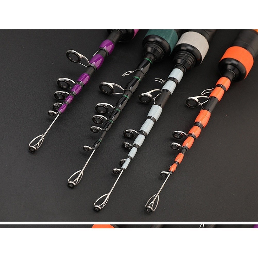 Collapsible Lure Carbon Fiber Rod Stable Reel Seat Lure Fishing Fishing Gear