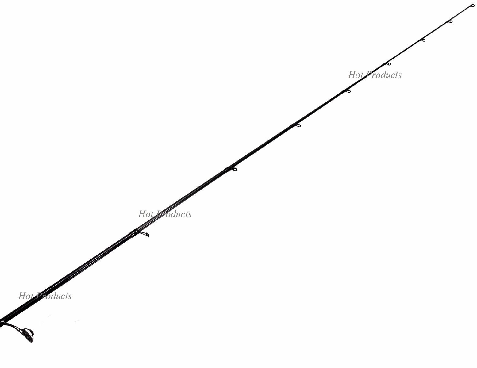 Carrot Stix SPINNING 6′ 7″ Medium Heavy Wild Black Fishing Rod Micro Wave Guides