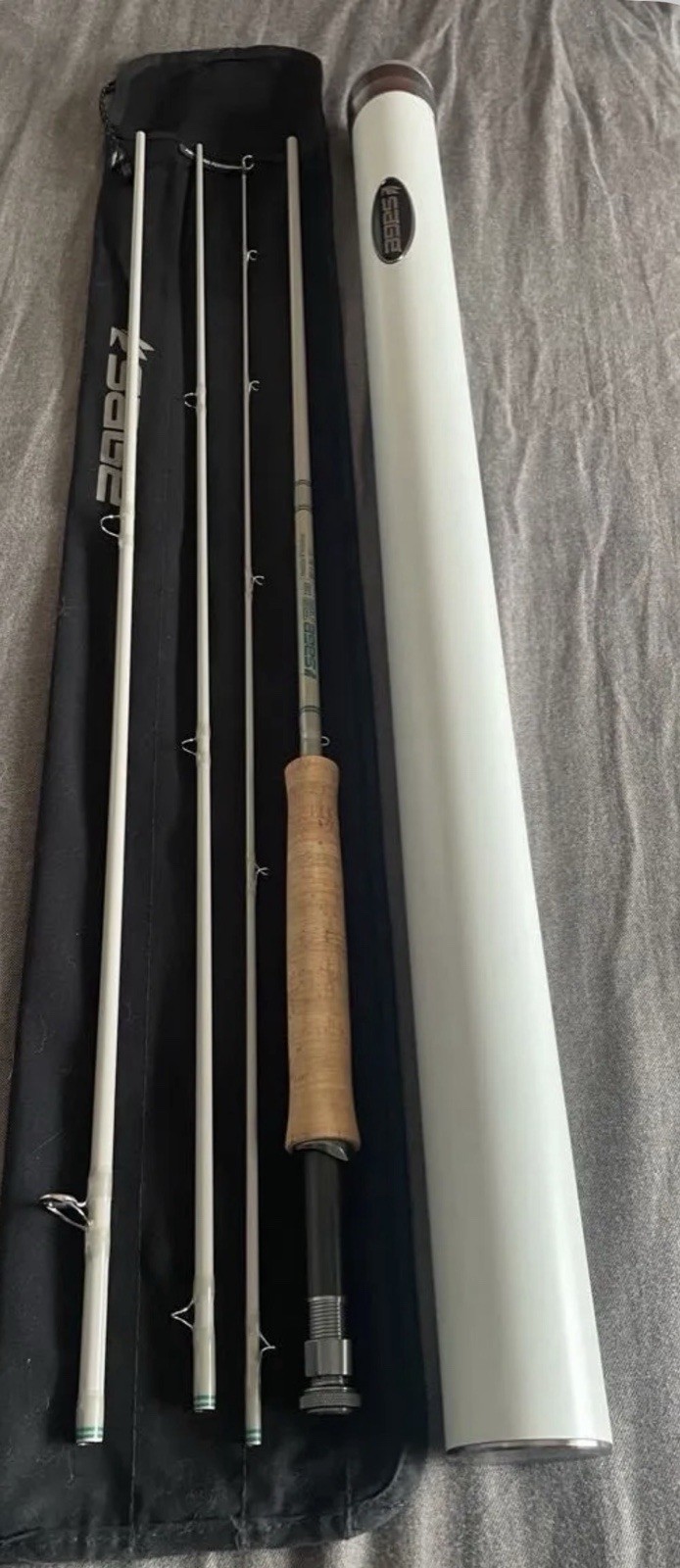 Sage R8 CORE Limited Edition Retro Grey 690-4 Fly Rod Free shipping DDP