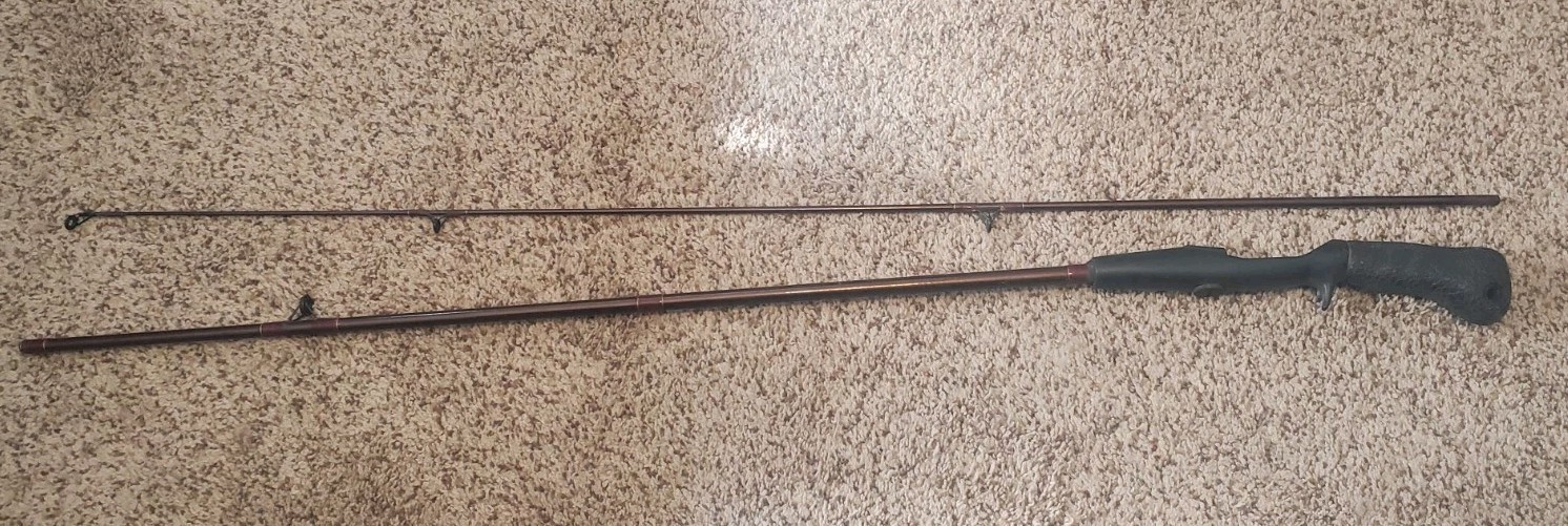 Bass Pro Shops Classic 100 Series 102 Casting Fishing Rod 6′ Medium 2 Piece