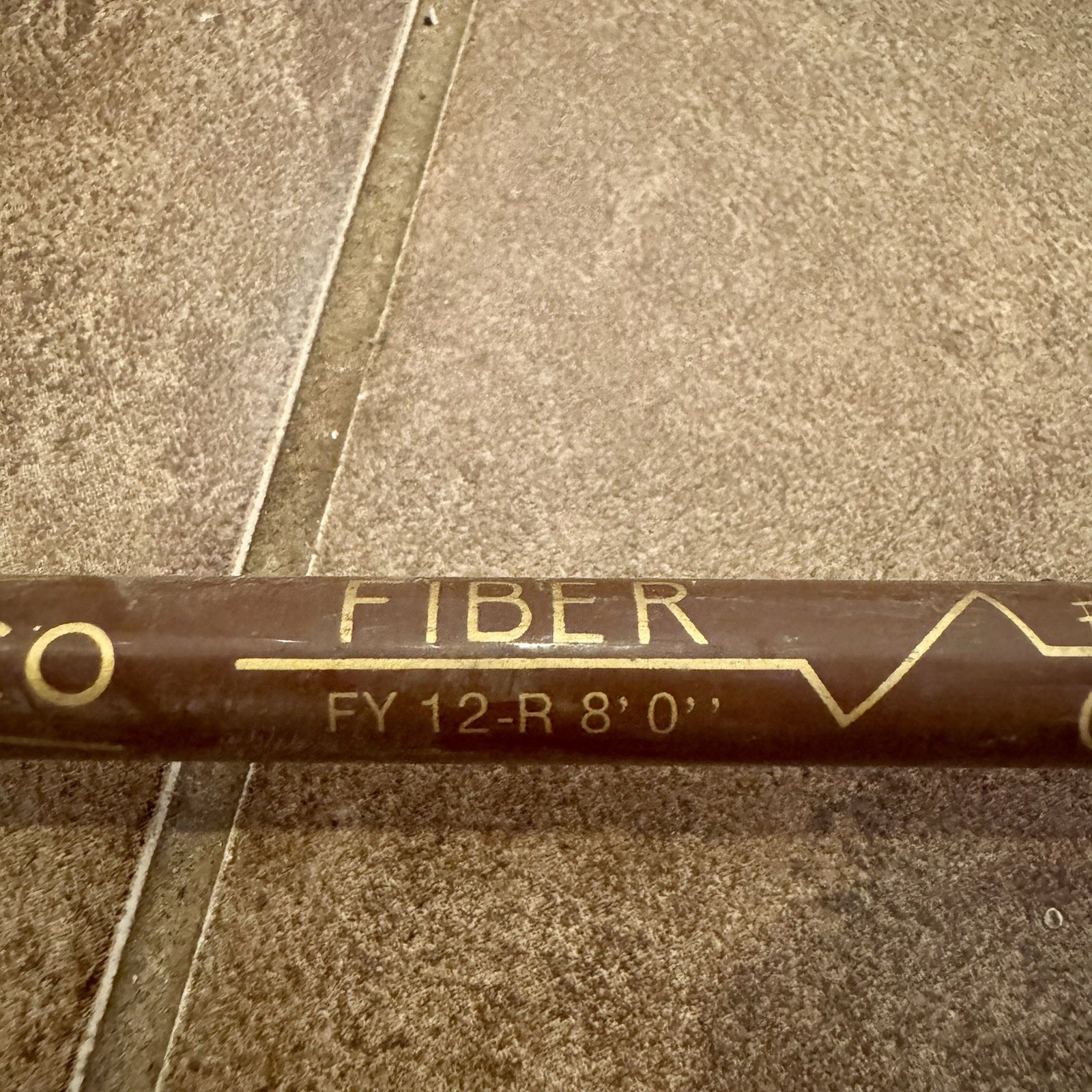 Shakespeare ITCO Fiber Glass Fly Fishing Rod Pole FY 12R 8ft Long 7 8 Fiberglass