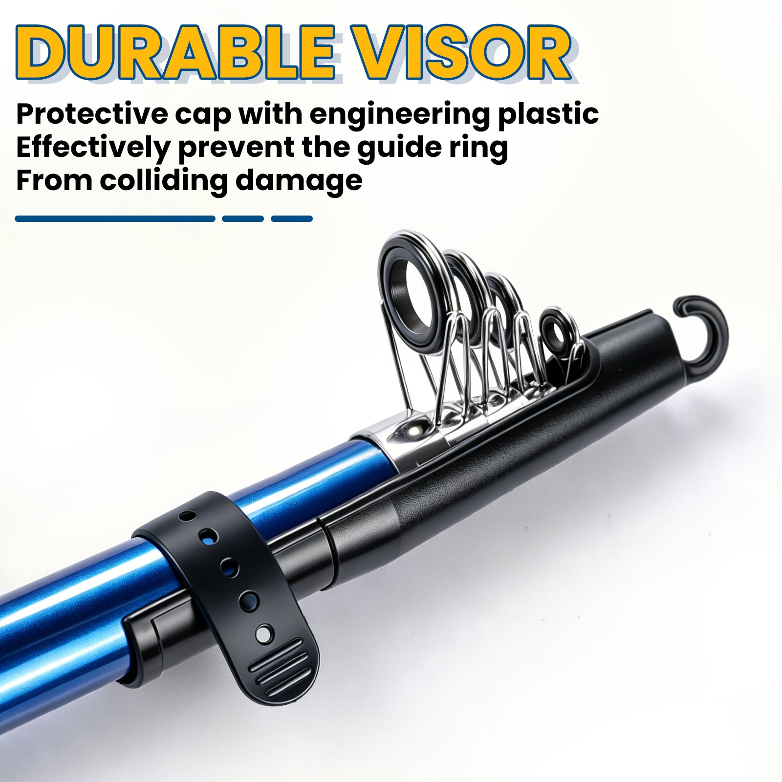 Carbon Fiber Telescopic Fishing Rod Portable Sea Saltwater Spinning Pole 20-30lb