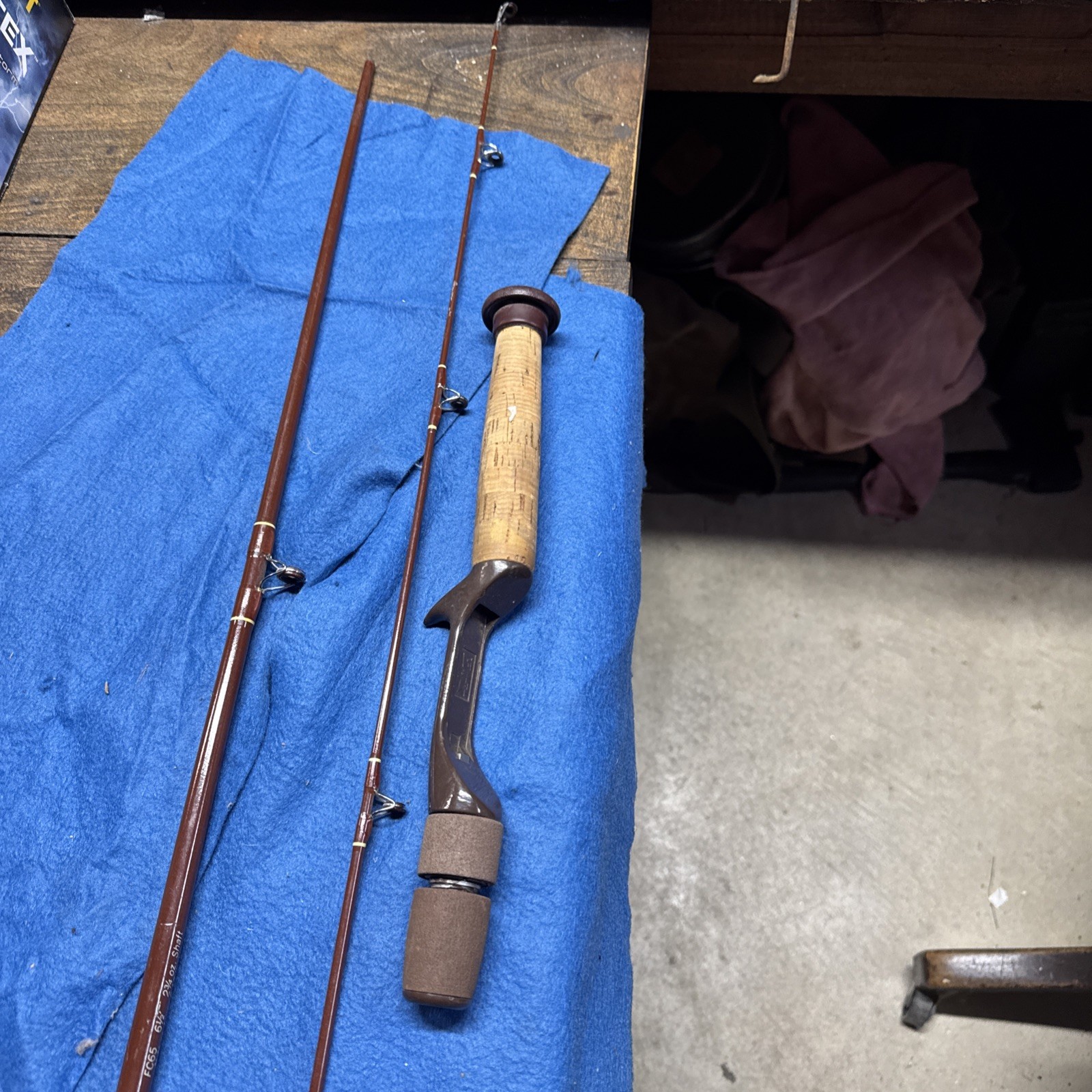 Vintage FENWICK FS65 Spinning 6’6″ Rod made in USA- 6-12 lb take down