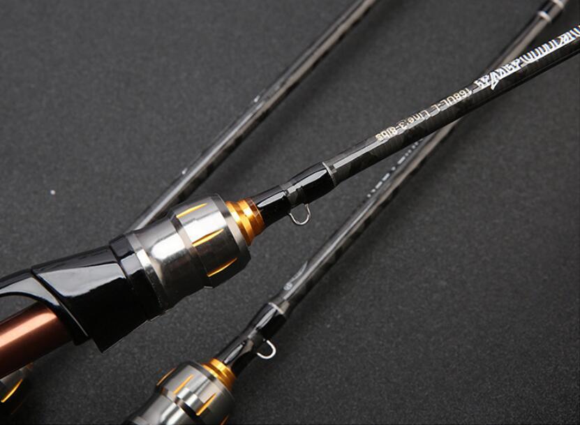 Fishing Rod 1.68m/1.8m Carbon Fiber Spinning Casting Fishing Pole Fast Trout Rod
