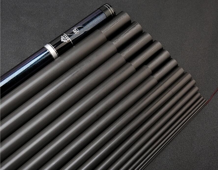 8m 9m 10m 11m 12m High Carbon Fishing Rod Telescopic Carp Pole Stream Hand Rods