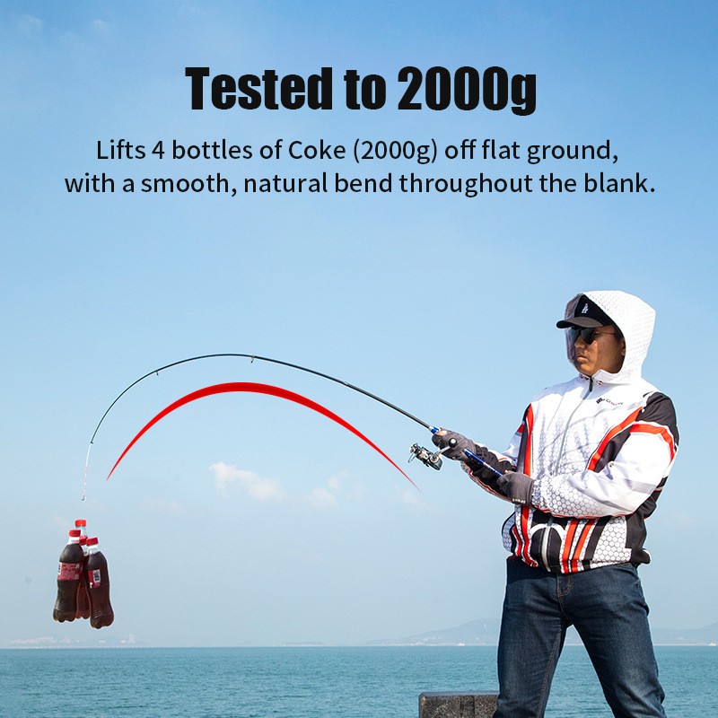 Small Portable Telescopic Titanium Alloy Fishing Rod Sea Pole Spinning Rod