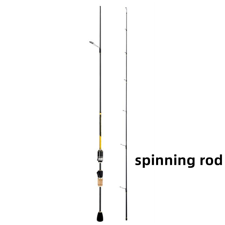 Fishing Rods Carbon Fiber Casting Trout Portable Poles Travel Spinning Rod Lure