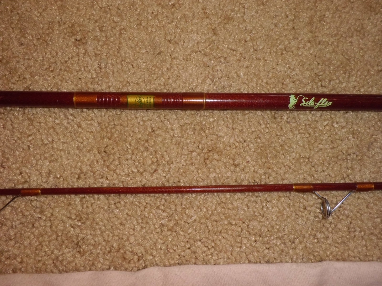 Vintage SILAFLEX SP65RL-2 Light Spinning 6’5″Rod made in USA