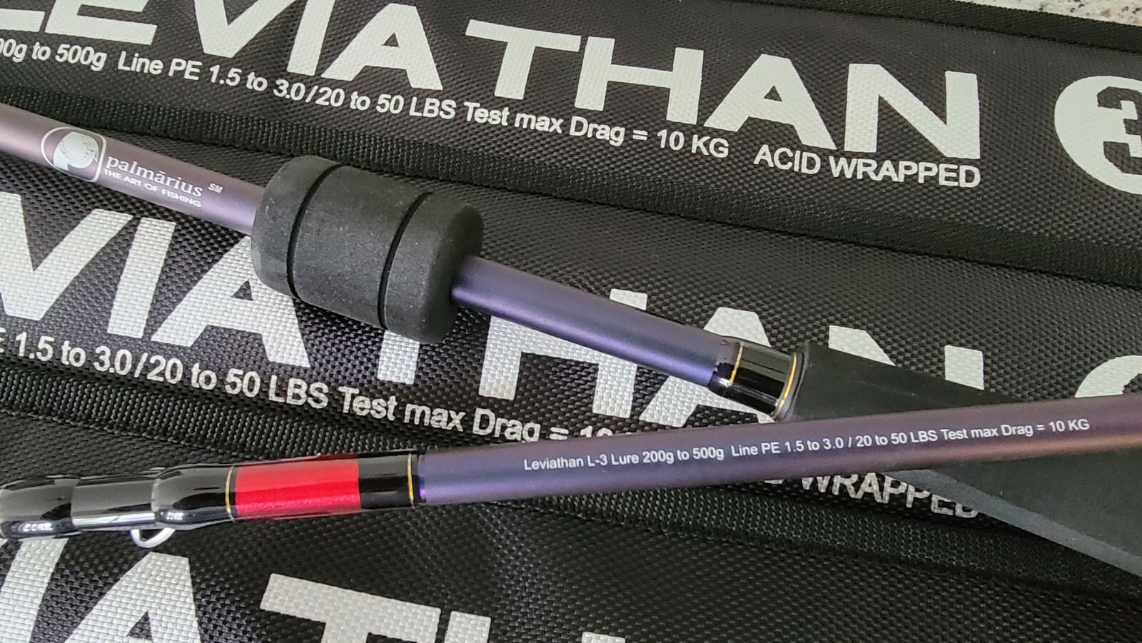 L Series 72-1 100g to 300g (3 oz to 10 oz) Slow/long fall jigging rod