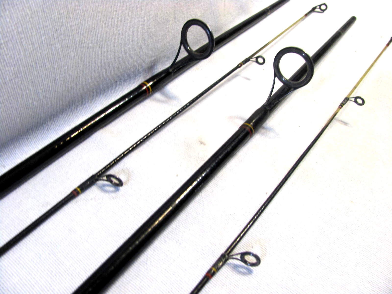 Two (2 ) Ugly Stik SPL 1101 5’6″ &SPL 1102 6 f: L& M Action Spinning Rods. 2 Pc