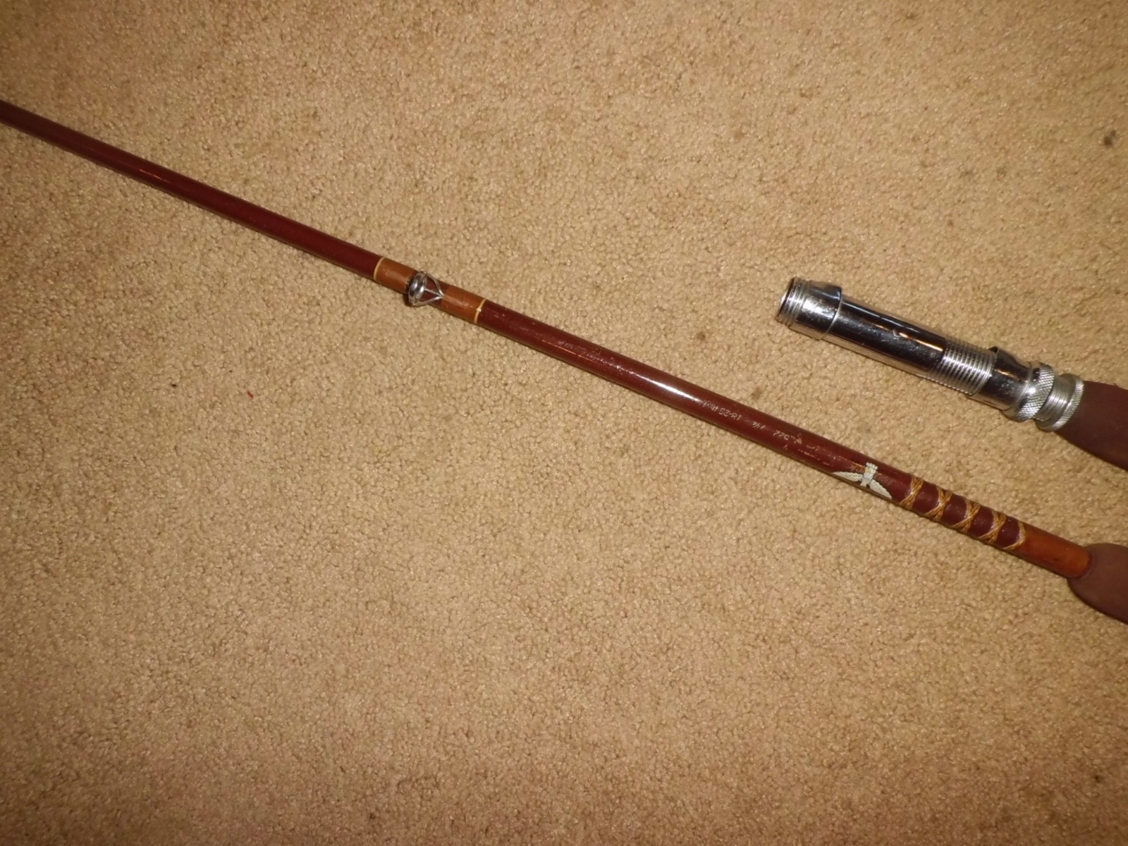 Vintage FENWICK 522 Conventtional Boat 7-1/4′ Rod made in USA- 18-25 lb test