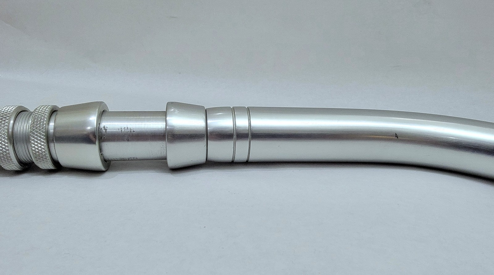 AFTCO #UBC Curved Silver Aluminum Marine Fishing Rod UniButt Bent Holder