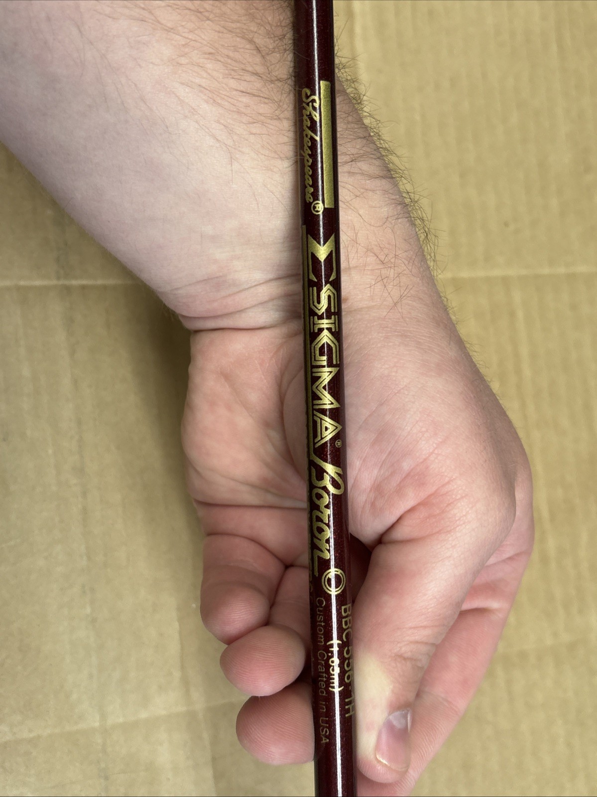 Shakespeare Sigma Boron BCC 556-1H 5’6” Fishing Rod 1 Piece