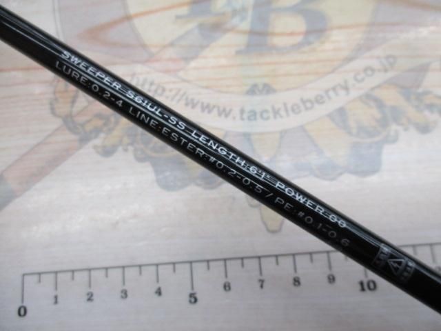 Apia Spartas Grandage Legacy Sweeper S61UL-SS Saltwater Rod Shore Used