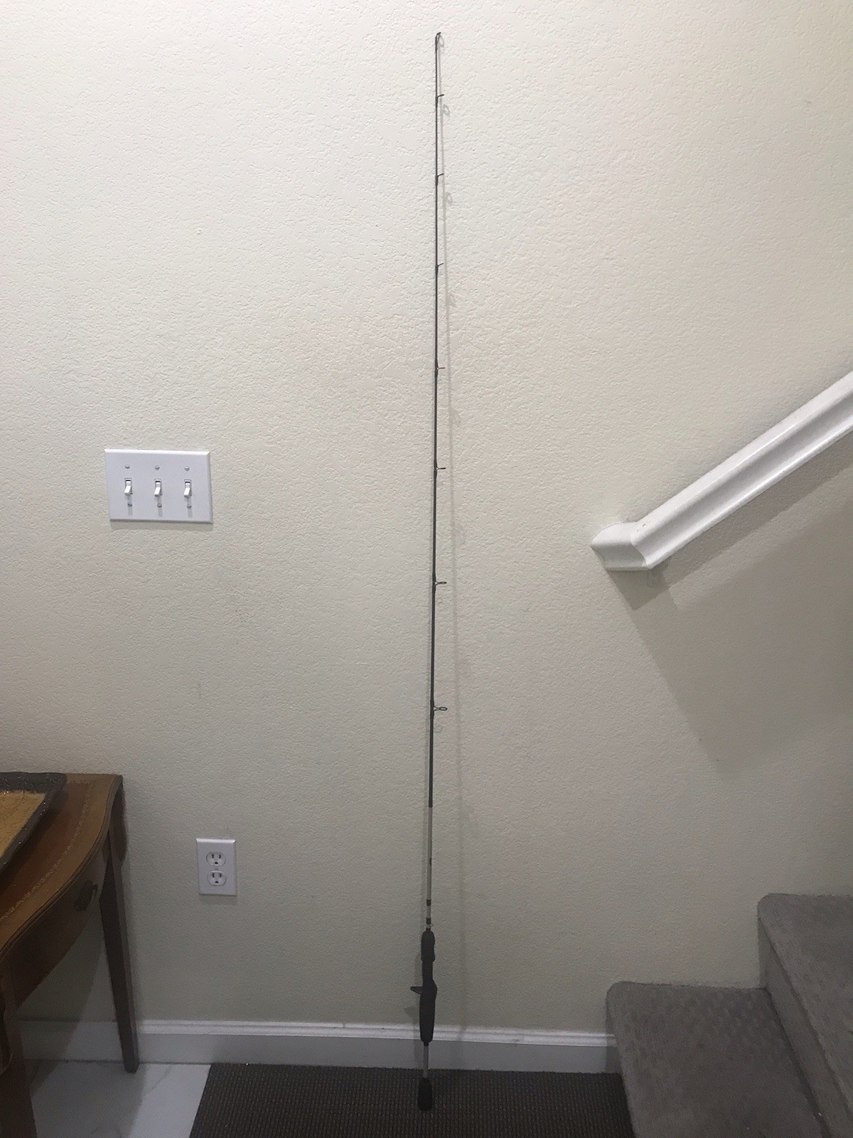 BASS PRO SHOPS CRAPPIE GRAPHITE BAITCASTING FISHING ROD CMP60LC 6’FT 2-8LB LIGHT