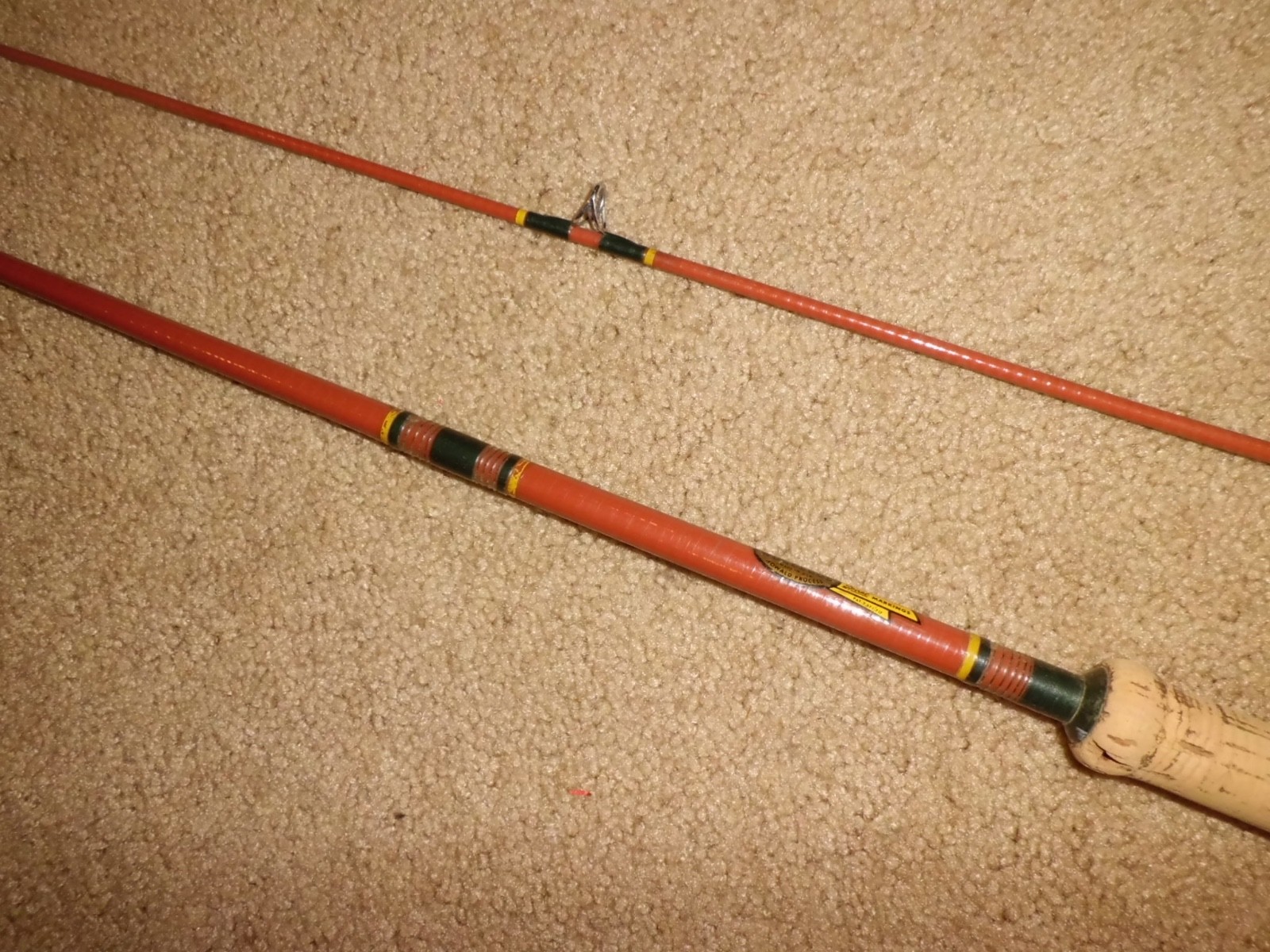 Vintage SHAKESPEARE Wonderod Ultra Light Spinning 7′ Rod made in USA