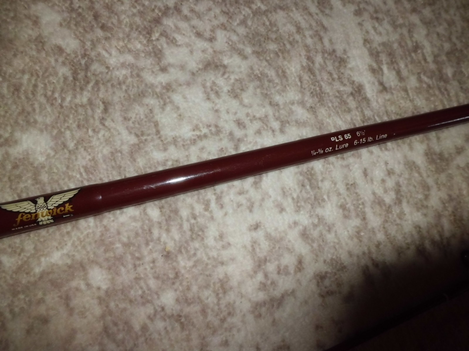Vintage FENWICK PLS 65 Spinning 6’6″ Rod – 6-15 lb line