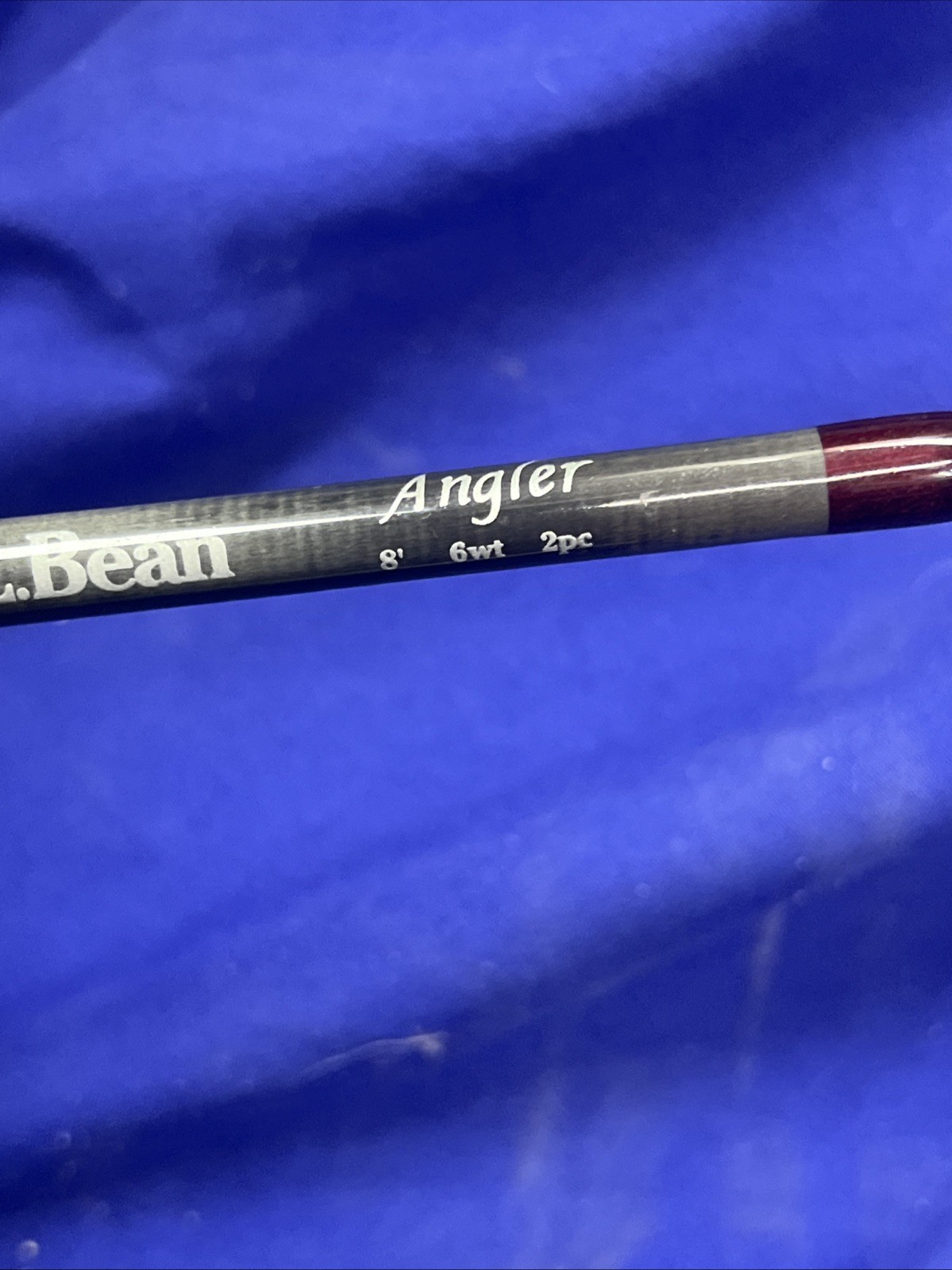 L.L. Bean Angler Fly Fishing Rod 8′ 6wt 2pc BROKEN TIP