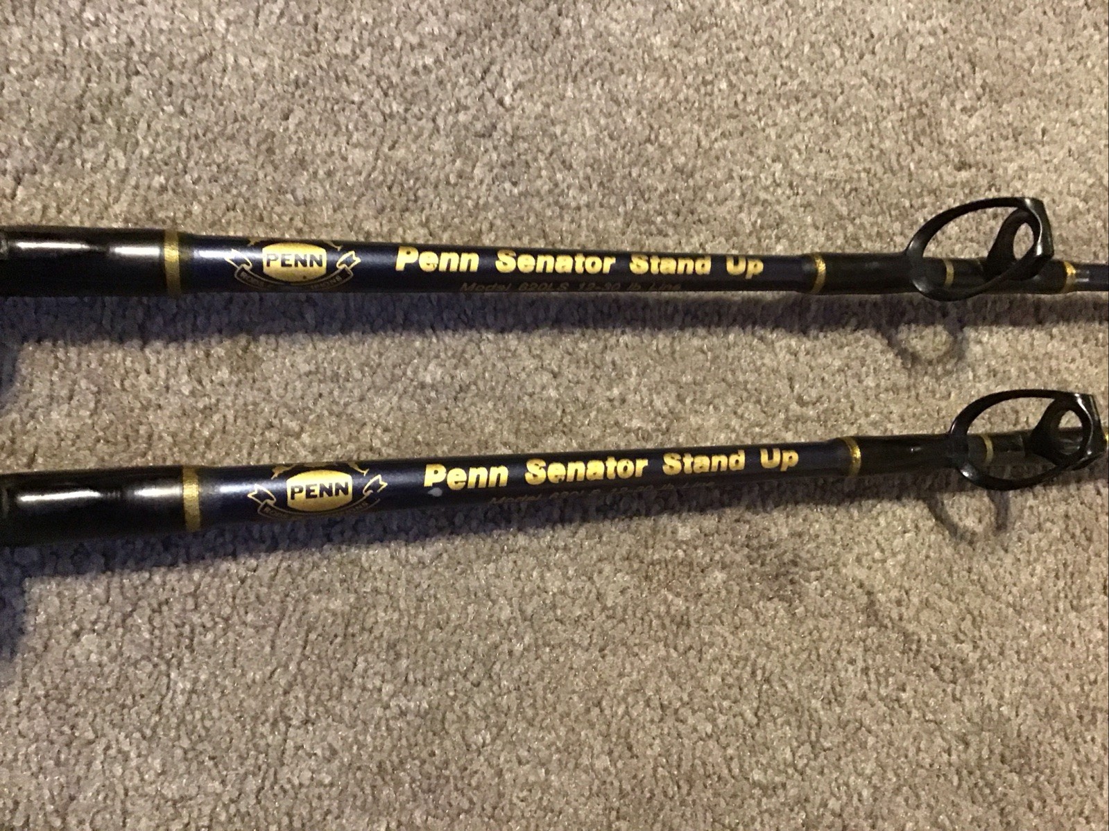 2 Penn Senator Stand Up Fishing Rods 5’6” ,620LS 12/30lb Lot 100