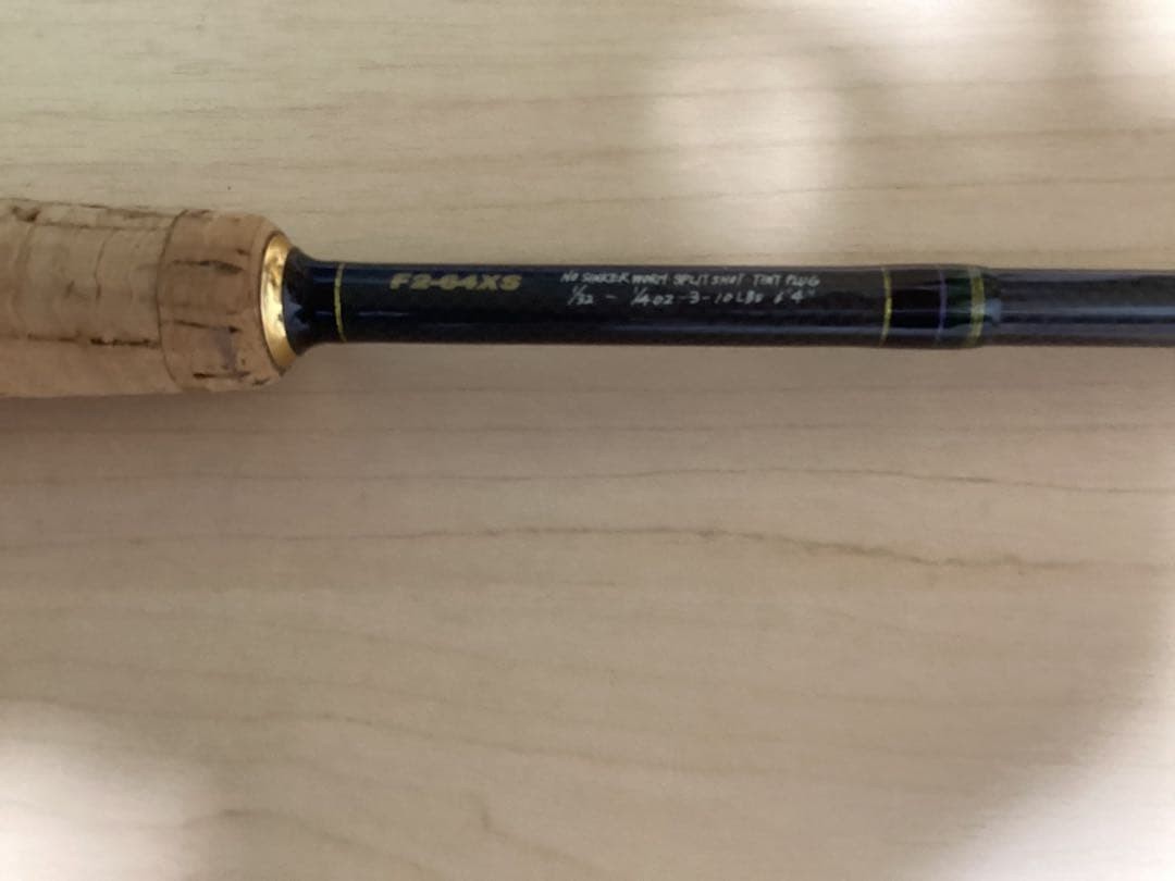 Megabass F2-64XS Retired Bass Rod + Daiwa Regalis LT2500S-XH Reel, Cork Grip, 6′