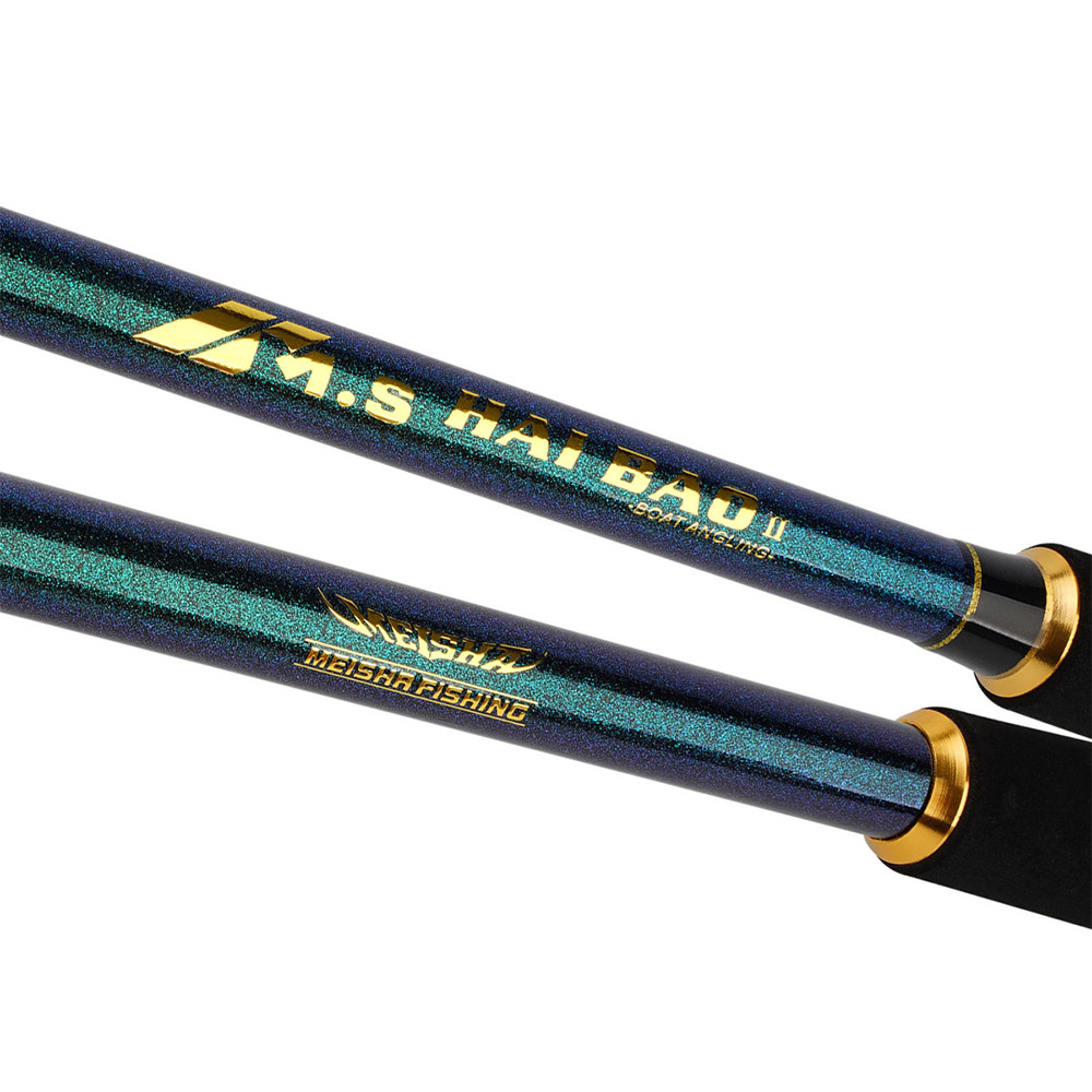 HAIBAO Seawater Boat Rod 6’6″ 10-25lb Spinning Casting Rod Carbon Solid Tips