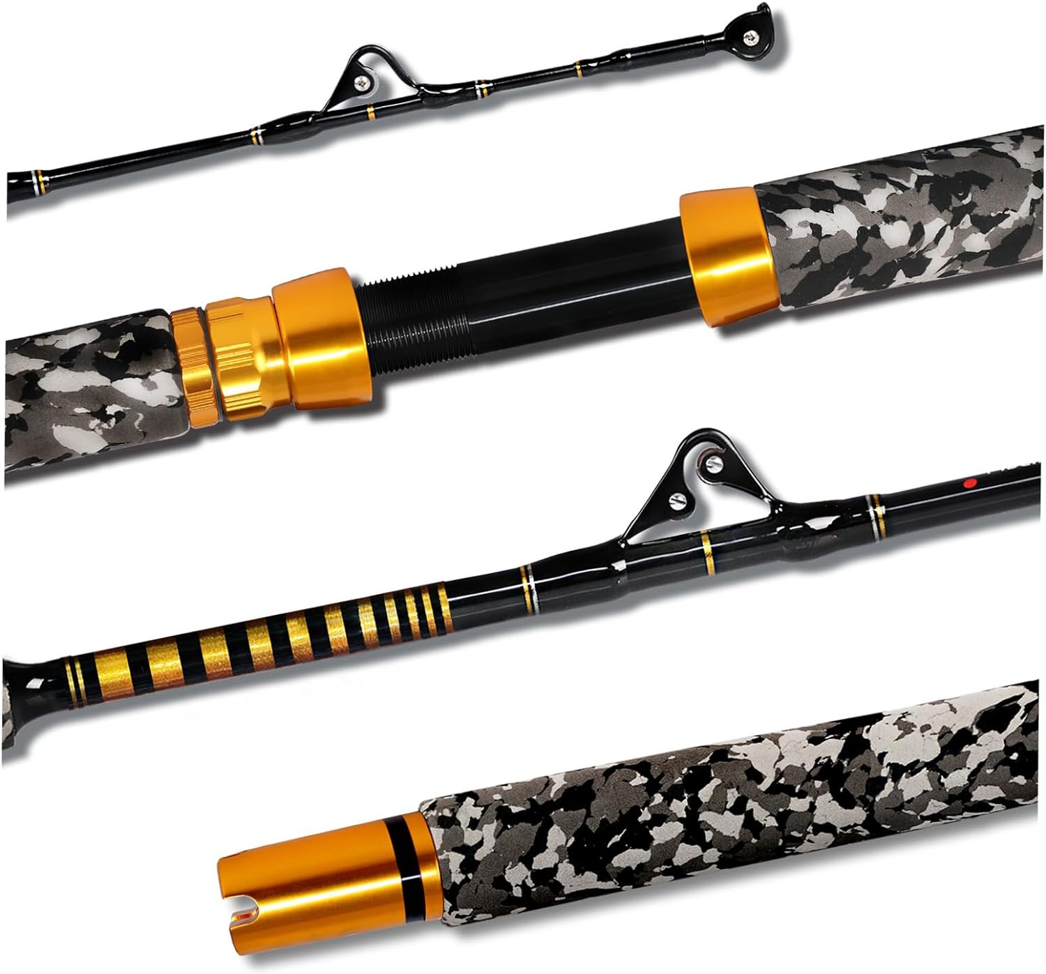 Big Game Trolling Rod Saltwater Offshore Conventional Boat 6 Feet Fishing Pole