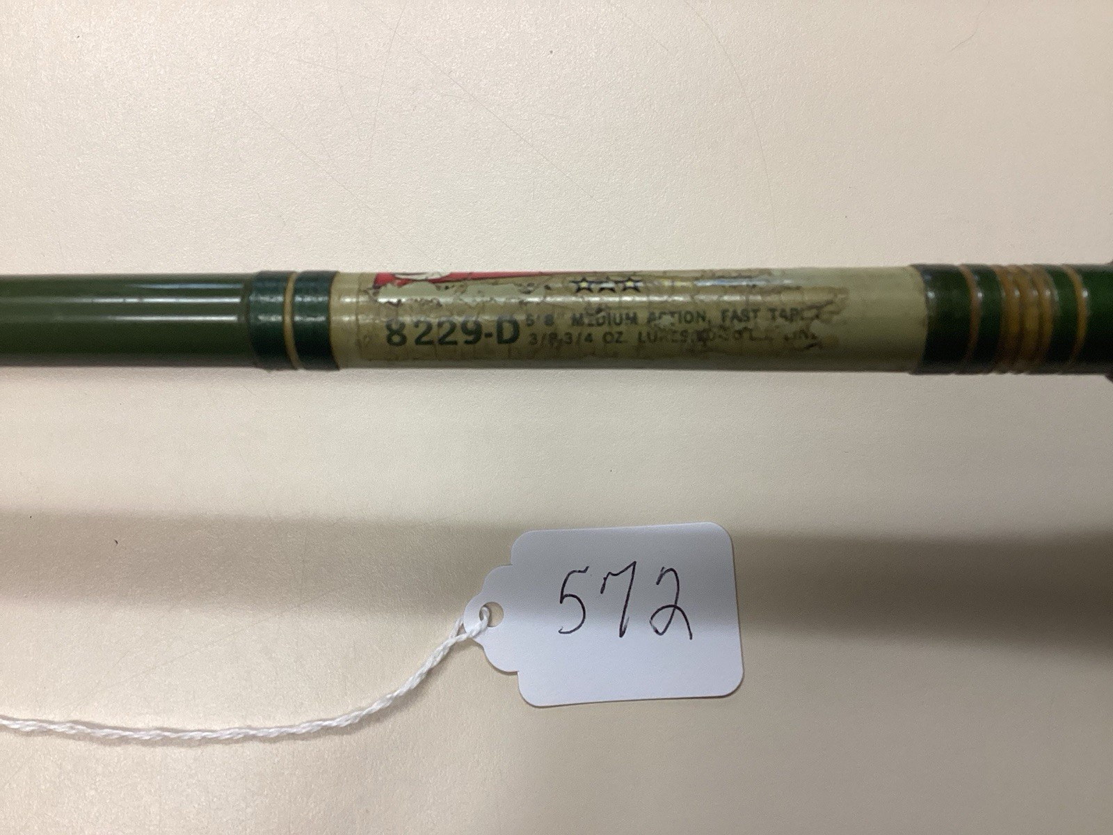 Garcia 8229D Casting Fishing Rod – Excellent Condition – (Lot 572)