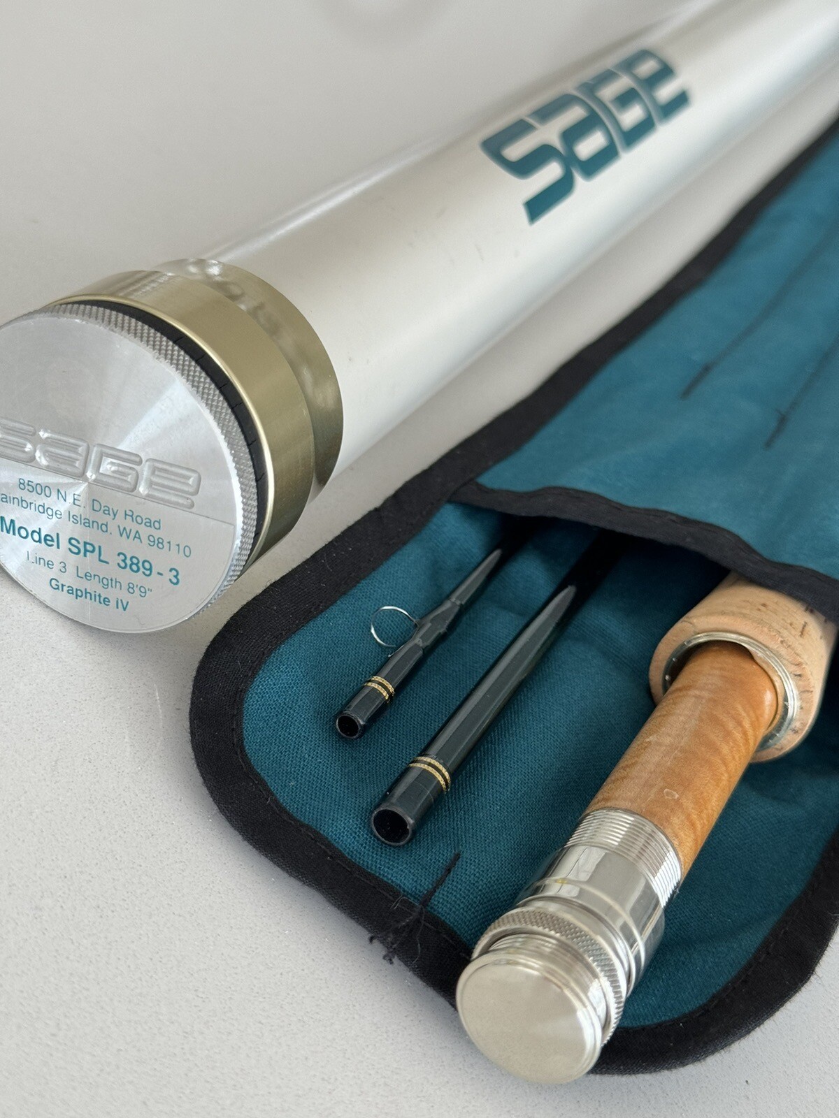 **BEAUTIFUL** 🔥~RARE~ SAGE SPL 3wt 8’9”in~3pc FlyRod!! ~LQQK~ 🔥