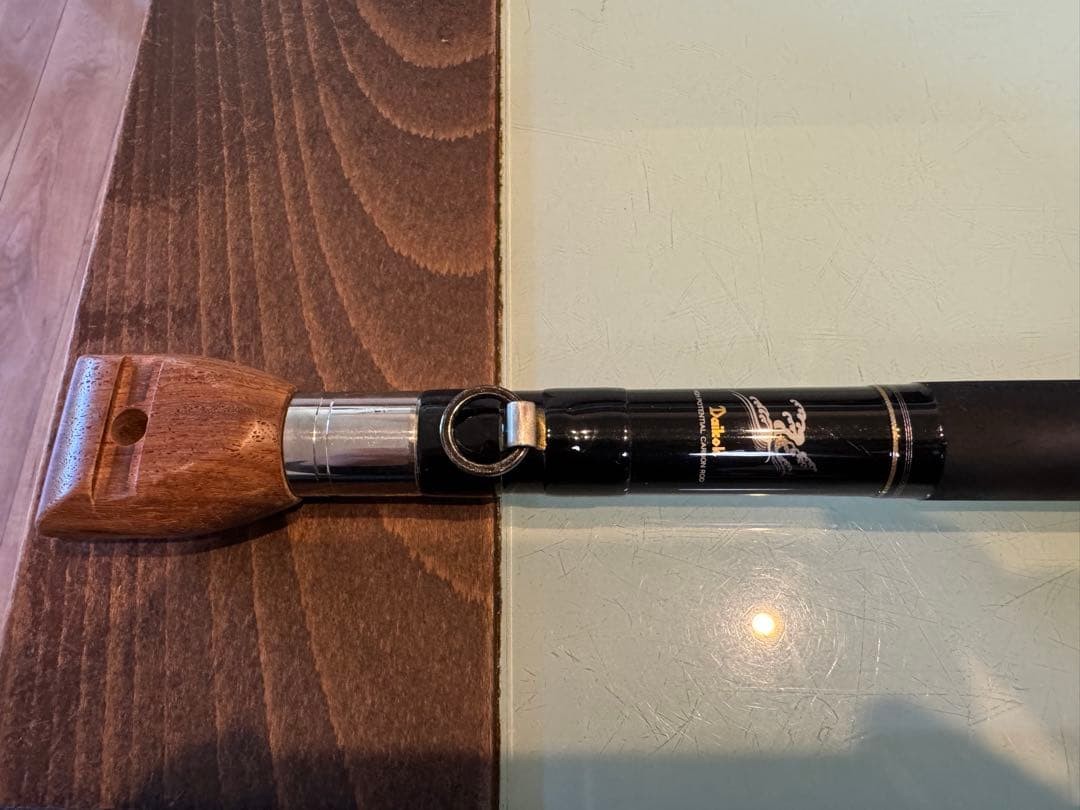 FULL FIELD Carbon Fishing Rod Black Cork Grip Baitcast Ishi Use with Case