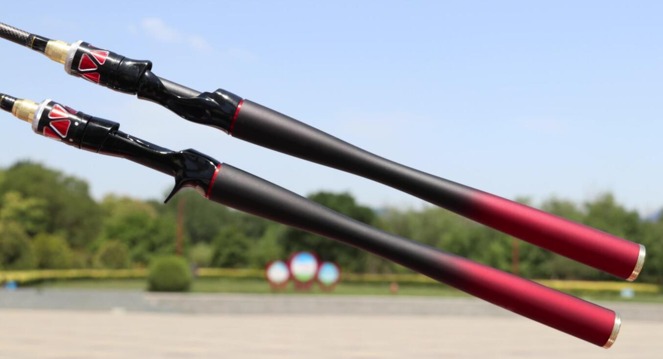 Carbon Fiber Fishing Rod Spinning Casting Fishing Rods 1.65m 1.8m Poles Fast Rod