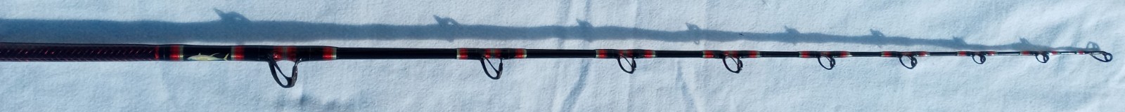 Calstar Black West Coast Rod BWC-670C Tuna Custom Wrapped WESTCOAST CUSTOM RODS