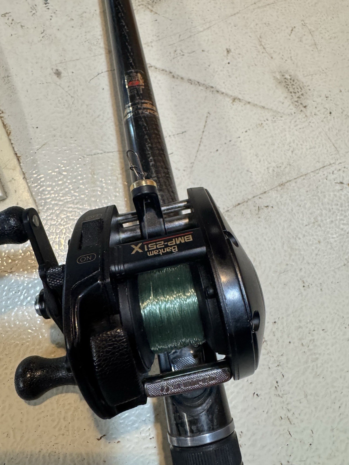 Vintage Shimano Magnumlite Gt-1552 Fightin Rod W/bantam Reel