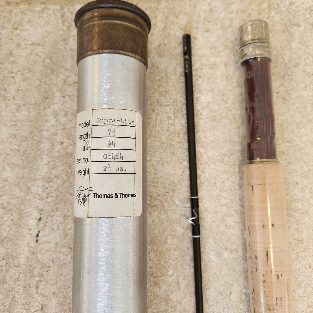 Thomas & Thomas Supra-Lite Fly Rod 7.5′ #4 G6464 2 1/2oz. , Unused