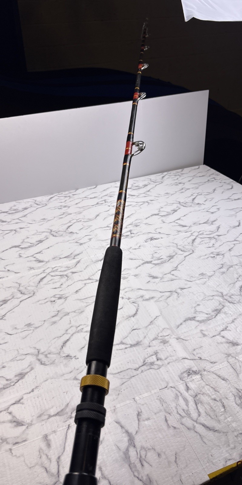 Custom Made Fishing Rod With AFTCO Curved Butt #2 Offshore Big Game Pole