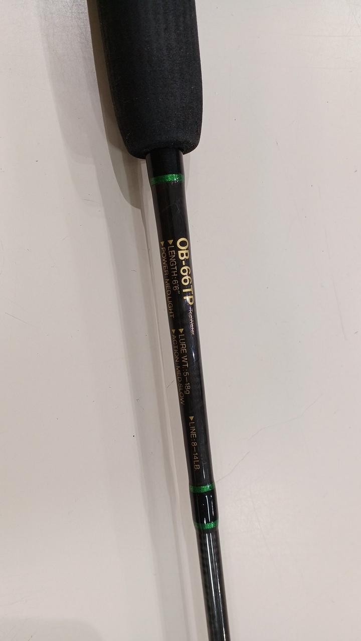 Smith OB-66TP Bass Fishing Rod 6’6″ (198cm) 8-14lb Line 5-18g Lure
