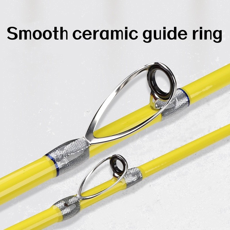 Boat Fishing Rod 6ft Carbon Fiber Spinning Casting Rod 2 Section Trolling Pole