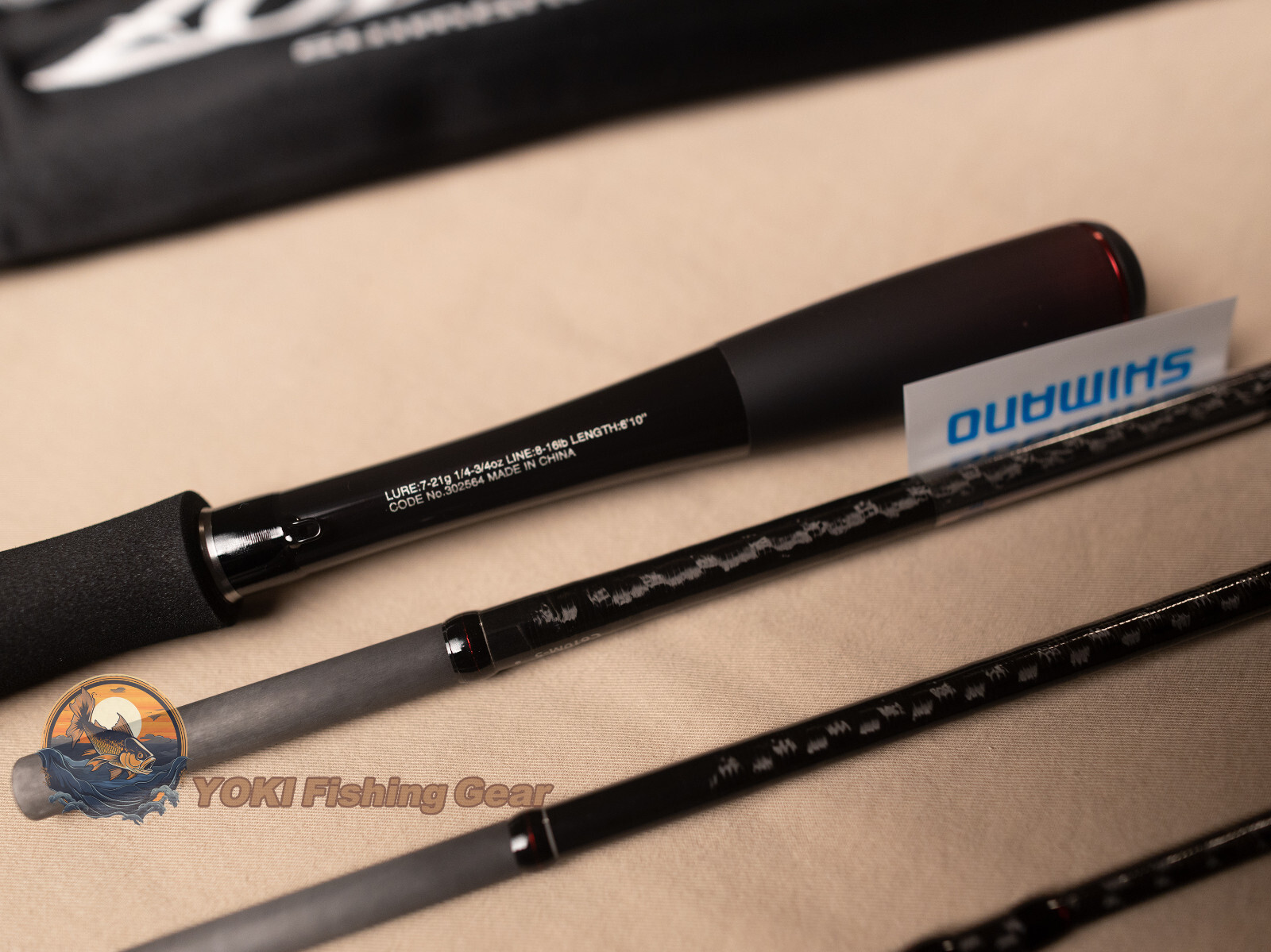 Shimano 21 ZODIAS Pack C610M-5 Baitcasting Rod for Bass Free Shipping From JAPAN