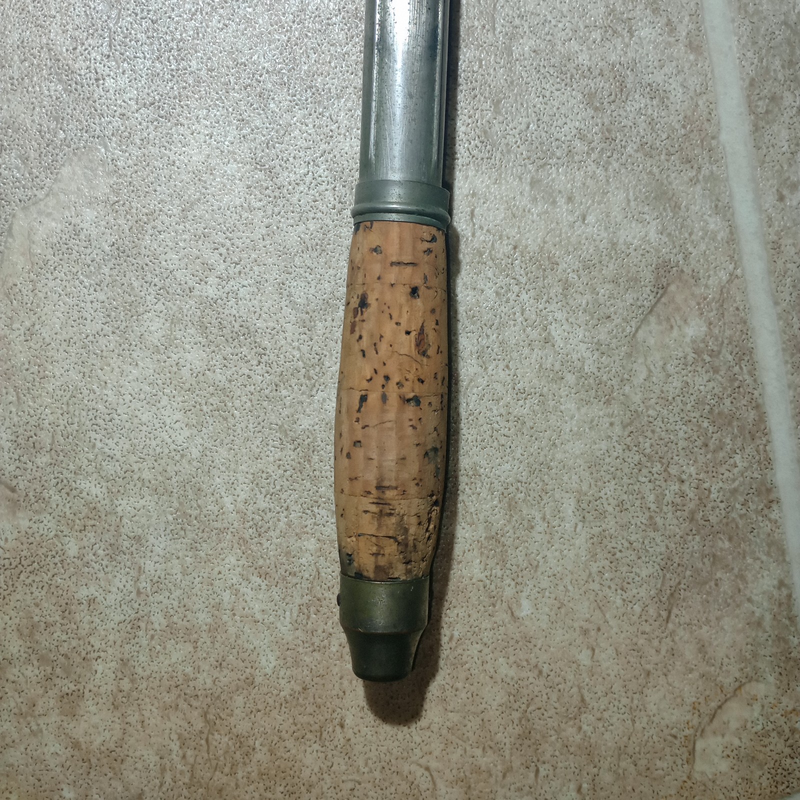 Vintage Union Hardware Fishing Rod Steel Telescoping Pole Torrington Conn fly