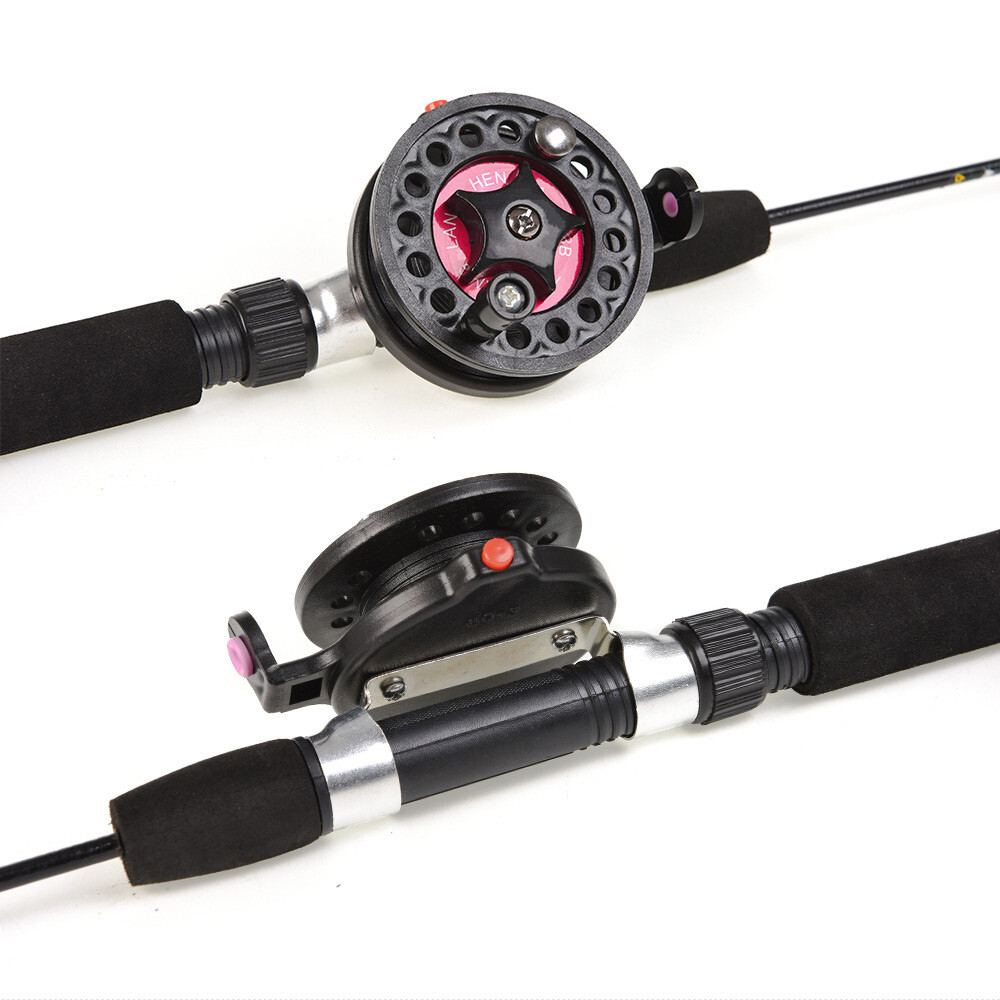 Telescopic Fly Fishing Rod and Reel Combo Kit Fishing Reel 4B and Fiberglass Rod