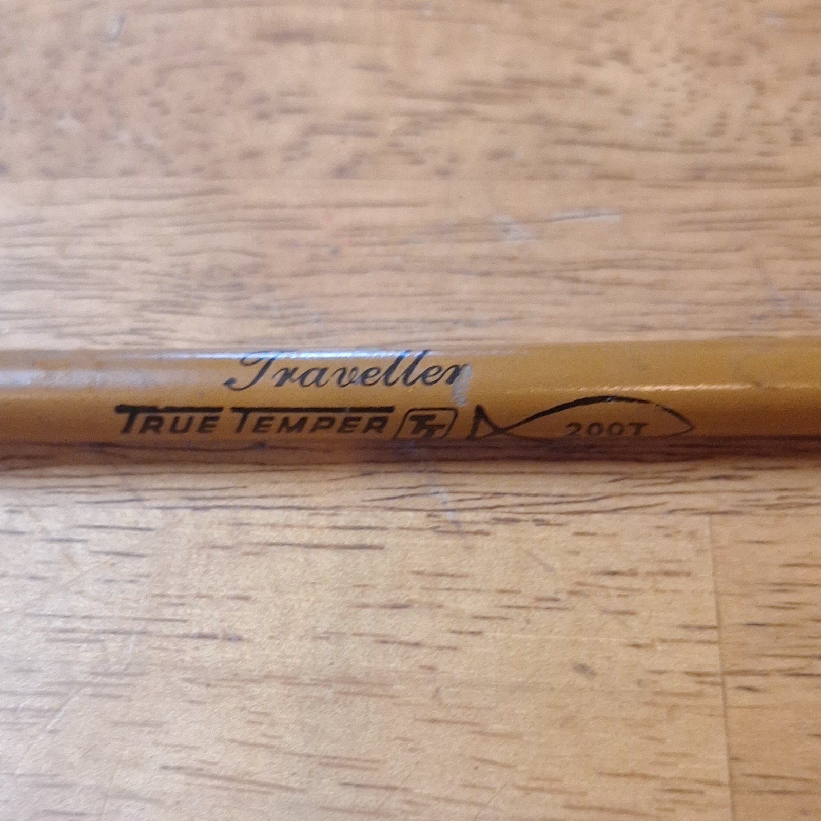 Vintage True Temper Traveller 200T Casting Rod 6′ 4pc Medium Mod 10lb 1/2oz Case